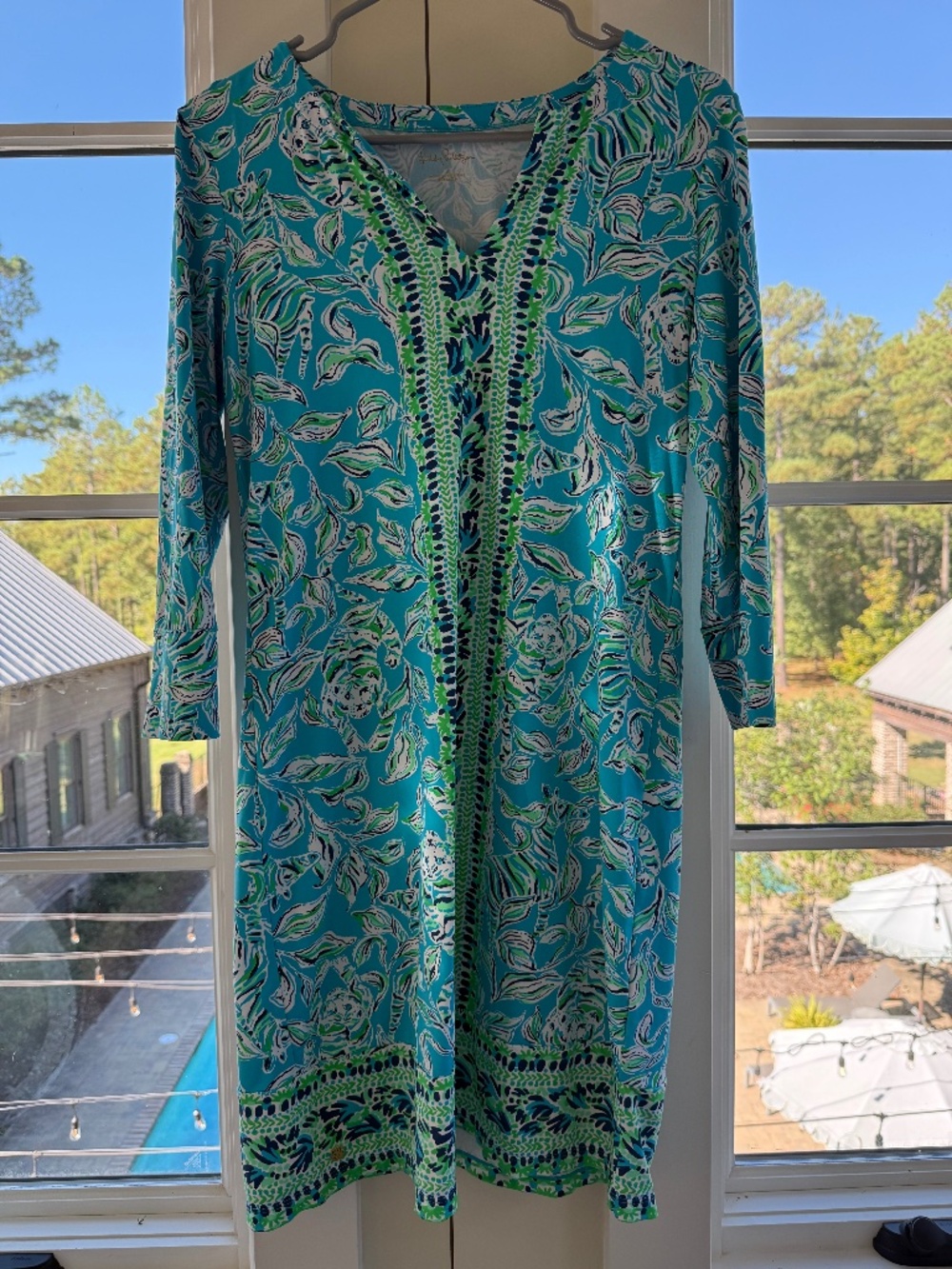 Lilly Pulitzer tiger and zebra pattern dress